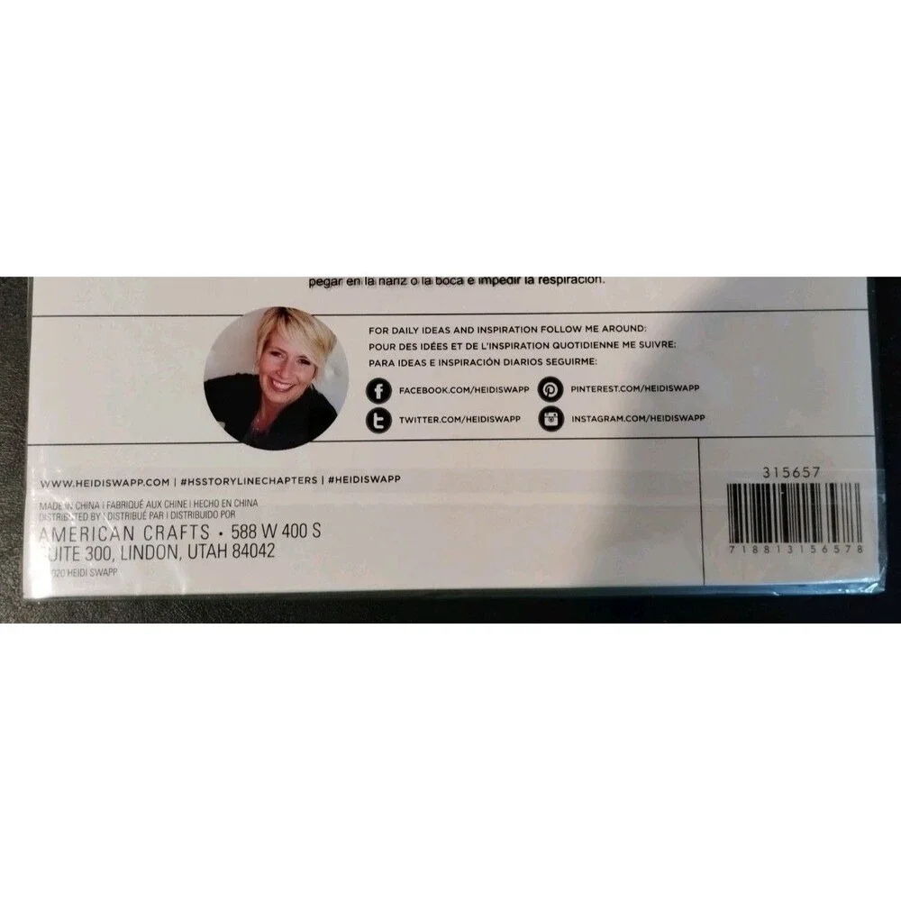 Heidi Swapp Storyline Chapters Collection, Insert Book Set 3 Books 18 Pages Each